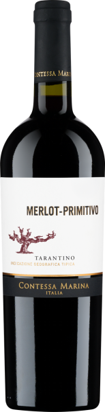 Merlot Primitivo Tarantino IGT Contessa Marina Apulien Rotwein halbtrocken