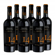 Primitivo di Manduria DOC Riserva 14 Contessa Marina Apulien Rotwein trocken (6 x 0,75 l) Primitivo di Manduria DOC Riserva 14 Contessa Marina Apulien Rotwein trocken (6 x 0,75 l)