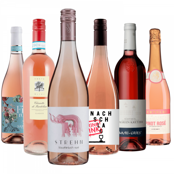 Weinpaket „Drink Pink“ – Roséwein Vielfalt zum Probieren & Verschenken