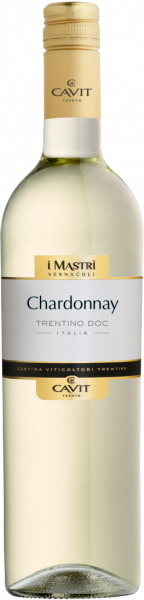 Chardonnay Trentino DOC Mastri Vernacoli Cavit Trentin Weißwein trocken
