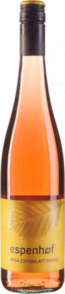 Espenhof Rosa Espenblatt fruchtig QbA Roséwein halbtrocken | Saffer's WinzerWelt