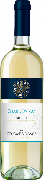 Chardonnay Sicilia DOC Colomba Bianca Sizilien Weißwein trocken