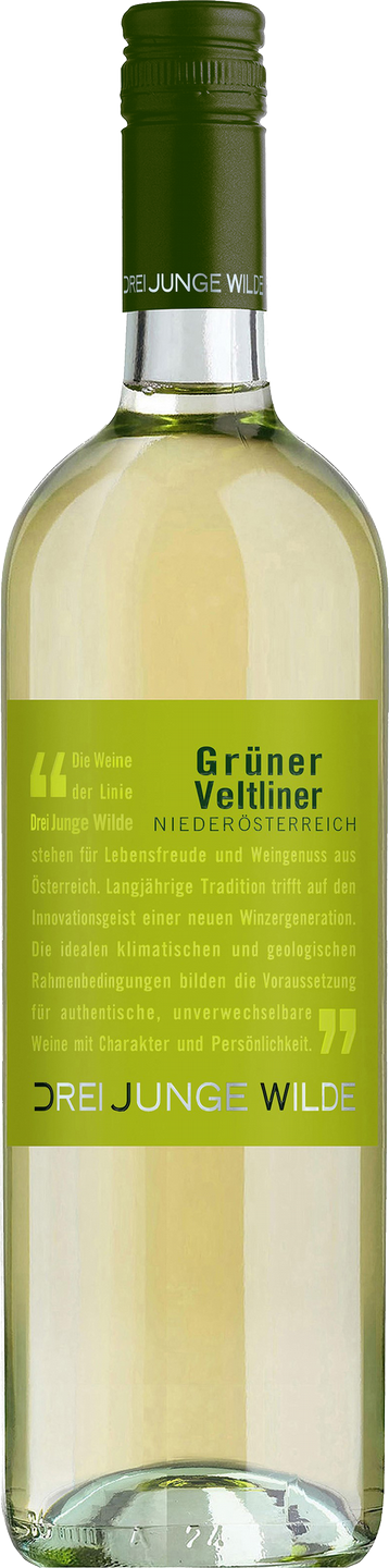 Grüner Veltliner Drei Junge Wilde Niederösterreich QUW Drei Junge Wilde Weißwein  trocken | Saffers WinzerWelt