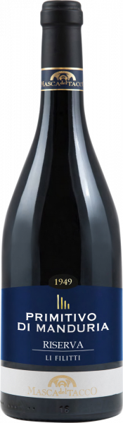 Li Filitti Primitivo di Manduria DOP Riserva Masca del Tacco Apulien