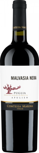 Malvasia Nera Puglia IGP Contessa Marina Apulien Rotwein halbtrocken