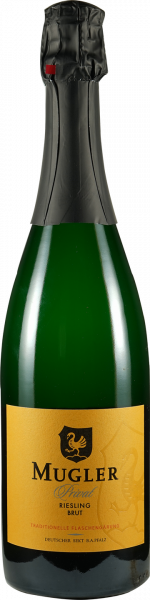 Mugler Privat Riesling Sekt Brut QbA Pfalz Schaumwein | Saffer's WinzerWelt
