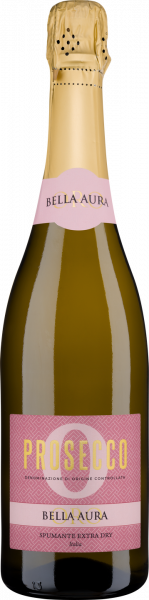 Prosecco Spumante Extra Dry DOC Bella Aura Oro Venetien Schaumwein trocken