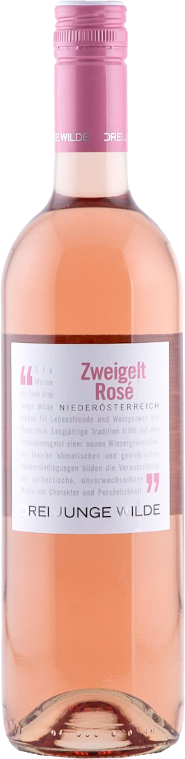 Zweigelt Rosé Niederösterreich QUW Drei Junge Wilde Roséwein trocken |  Saffers WinzerWelt