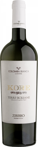 Bio-Zibibbo Sicilia DOC Kore Colomba Bianca Sizilien Weißwein trocken