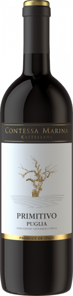 Primitivo Puglia IGT Contessa Marina Apulien Rotwein trocken