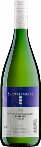 Ruppertsberger Linsenbusch Riesling QbA trocken Weißwein Pfalz 1,0l