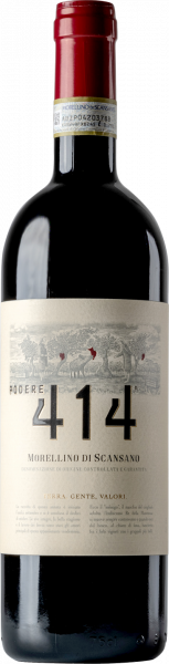 Bio-Morellino di Scansano DOCG Podere 414 Toskana Rotwein trocken