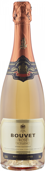 Bouvet Excellence Brut Rosé AOC Crémant Loire-Tal Schaumwein Bouvet Ladubay Schaumwein Rosé trocken