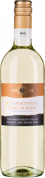 Bio-Chardonnay Terre Siciliane IGT TerrAmore Sizilien Weißwein trocken