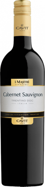 Cabernet Sauvignon Trentino DOC Mastri Vernacoli Cavit Rotwein trocken