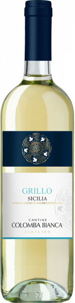 Bio-Grillo Sicilia DOC Colomba Bianca Sizilien Weißwein trocken