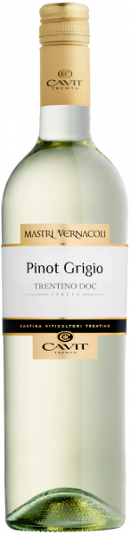Pinot Grigio Trentino DOC Mastri Vernacoli Cavit Trentin Weißwein trocken | Saffer's WinzerWelt