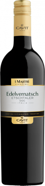 Edelvernatsch Etschtaler DOC Mastri Vernacoli Cavit Trentin Rotwein trocken