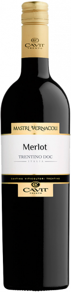 Merlot Trentino DOC Mastri Vernacoli Cavit Trentin Rotwein trocken | Saffer's WinzerWelt
