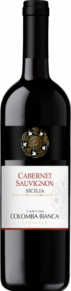 Bio-Cabernet Sauvignon Sicilia DOC Colomba Bianca Sizilien Rotwein trocken