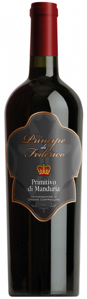 Primitivo di Manduria DOC Principe di Federico Apulien Rotwein trocken