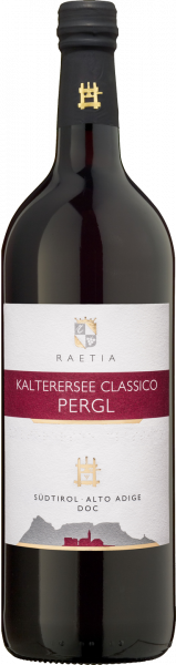 RAETIA Kalterer See Classico PERGL Südtirol DOC 1,0l Raetia Rotwein trocken