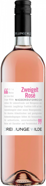 Zweigelt Rosé Niederösterreich QUW Drei Junge Wilde wein kaufen münchen | Saffer's WinzerWelt