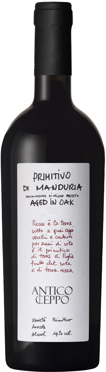 Manduria DOP WinzerWelt Tacco trocken di Riserva Rotwein Apulien Primitivo | Antico Ceppo Saffers del Masca