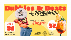 Getränkemarke | Bubbles & Beats x Spritzzeria | 31. Juli 2026 Getränkemarke | Bubbles & Beats x Spritzzeria | 31. Juli 2026