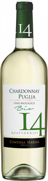 Bio-Chardonnay Puglia IGT 14 Contessa Marina Apulien Italien Weißwein trocken