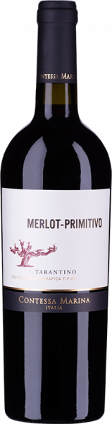 Merlot-Primitivo Tarantino IGT Contessa Marina Apulien Rotwein halbtrocken