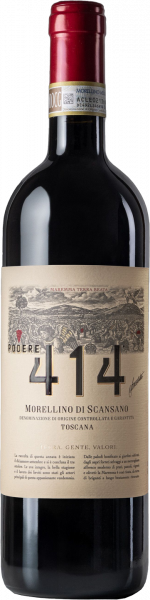 Bio-Morellino di Scansano DOCG Podere 414 Toskana Rotwein trocken