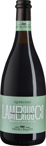 Lambrusco Reggiano DOC Quercioli Medici Ermete Emilia Romagna Perlwein trocken