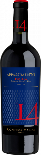 Appassimento Puglia IGT 14 Contessa Marina Apulien Rotwein trocken