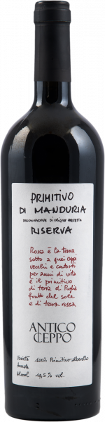 Primitivo di Manduria Riserva DOP Antico Ceppo Masca del Tacco Apulien wein kaufen münchen | Saffer's WinzerWelt