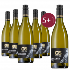 5+1 Aktionspaket: Erste Geige Riesling QbA trocken (6 x 0,75 L) 5+1 Aktionspaket: Erste Geige Riesling QbA trocken (6 x 0,75 L)