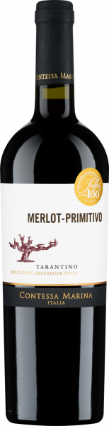 Merlot-Primitivo Tarantino IGT Contessa Marina Apulien Rotwein halbtrocken