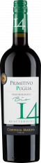 Bio-Primitivo Puglia IGT 14 Contessa Marina Apulien Italien Rotwein halbtrocken Bio-Primitivo Puglia IGT 14 Contessa Marina Apulien Italien Rotwein halbtrocken