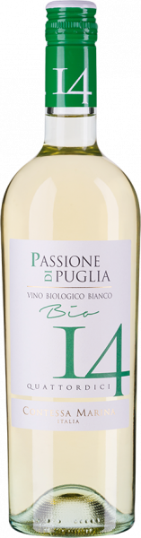 Passione di Puglia BIO Bianco IGT 14 Contessa Marina Weißwein Apulien trocken