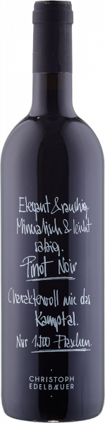 Edelbauer Pinot Noir QUW Bio Kamptal Rotwein trocken