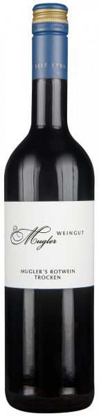 Muglers Rotwein Cuvée trocken QbA Pfalz