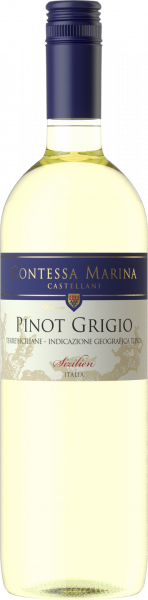 Pinot Grigio Terre Siciliane IGT Contessa Marina Sizilien Weißwein trocken