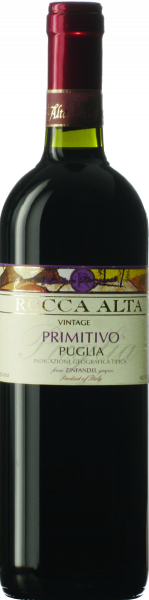 Primitivo Puglia IGT Rocca Alta Castellani Apulien Rotwein trocken | Saffer'S WinzerWelt