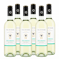 Pecorino Terre d´Abruzzo IGT Val di Mare Abruzzen Weißwein trocken (6 x 0,75 l) Pecorino Terre d´Abruzzo IGT Val di Mare Abruzzen Weißwein trocken (6 x 0,75 l)