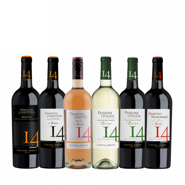 Quattordici „14“ – Probierpaket - Primitivo Weine