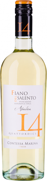 Fiano Salento IGT 14 Contessa Marina Apulien Weißwein trocken