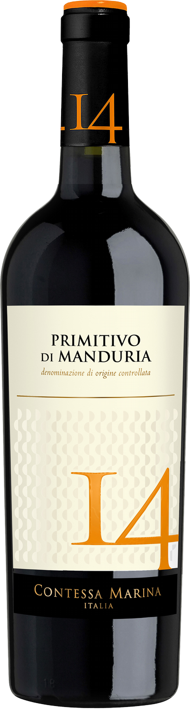 Primitivo di Manduria DOC 14 Contessa Marina Wein günstig kaufen | Saffers  WinzerWelt