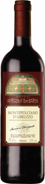 Montepulciano d´Abruzzo DOC Pergola dei Bardi Castellani Abruzzen Rotwein trocken