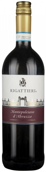 Montepulciano d´Abruzzo DOC 1,0l Rigattieri Abruzzen Rotwein trocken