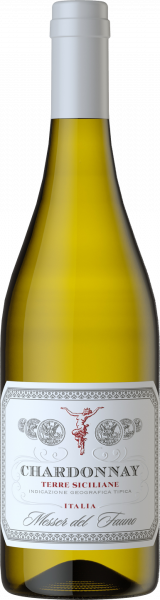 Chardonnay Terre Siciliane IGT Messer del Fauno Sizilien Italien Weißwein trocken